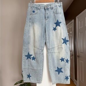 Small NEW Cotton CRVY Venus Barrel Jeans